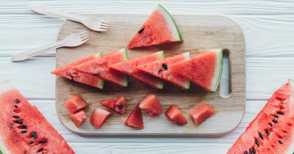 ripe watermelon ready-to-eat