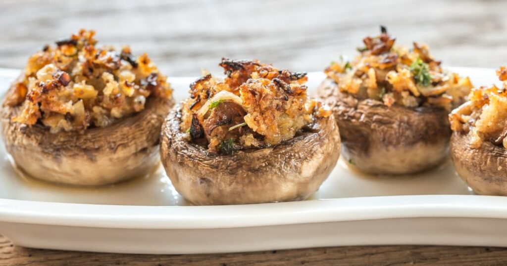 stuffed mushrooms with shrimp and bacon