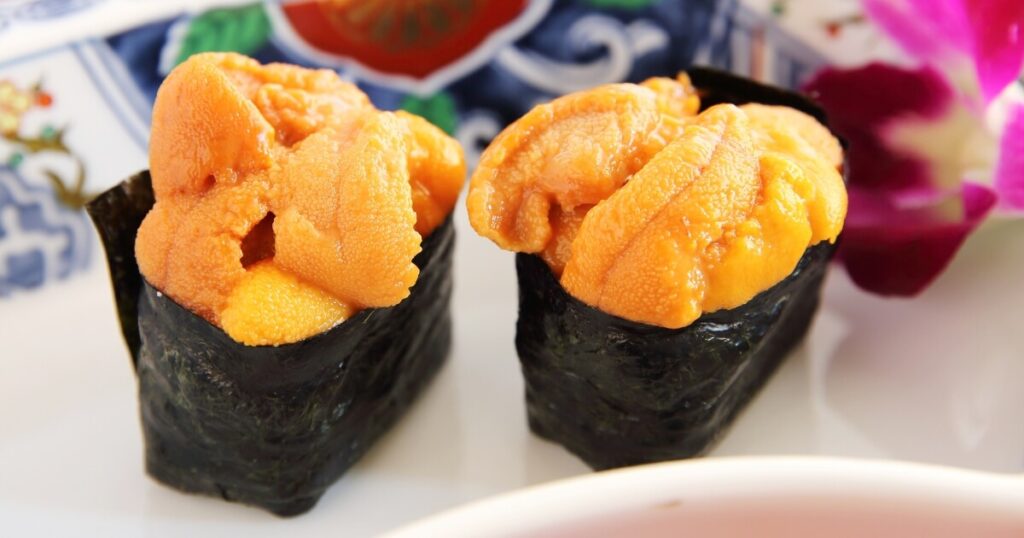 uni sushi sea urchin