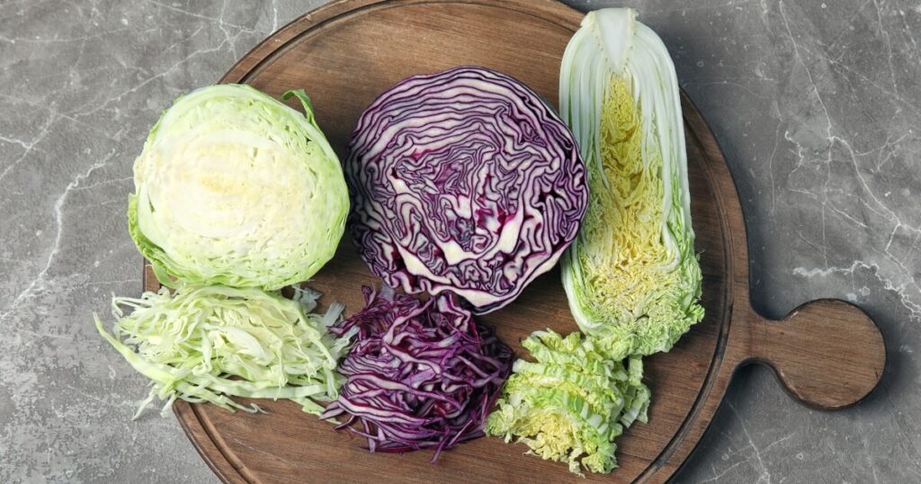 variety of cabbages (raw)