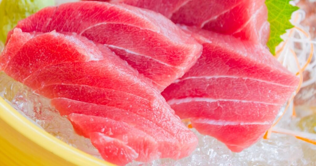 ahi tuna sashimi