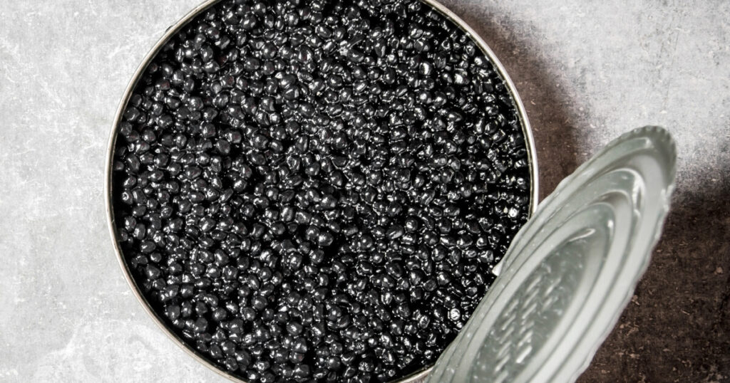 caviar sold in can