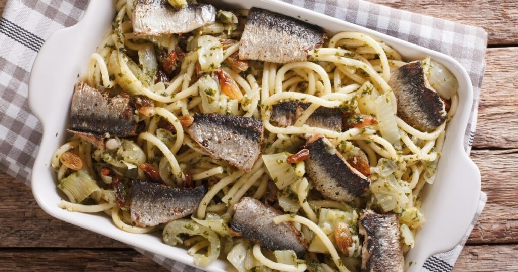 italian sardines with pasta