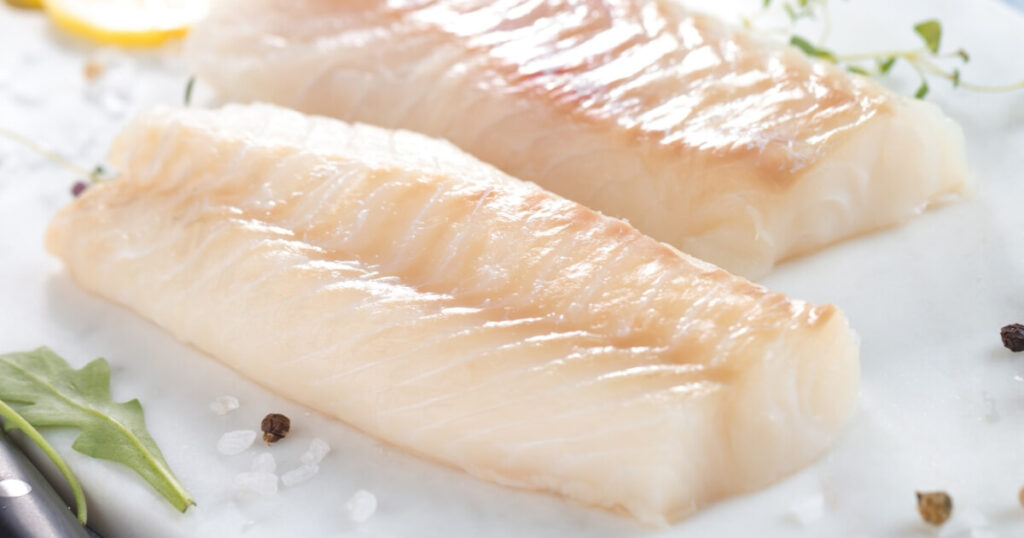 raw cod fillets