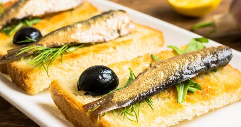 sardines on toast