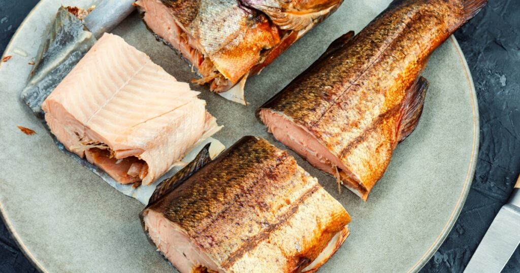 smoked rainbow trout